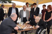 DSC 9097 Schachprinzen kiebitzen beim Spiel Viktor Kortschnoi- Dr Gerhard Kohler